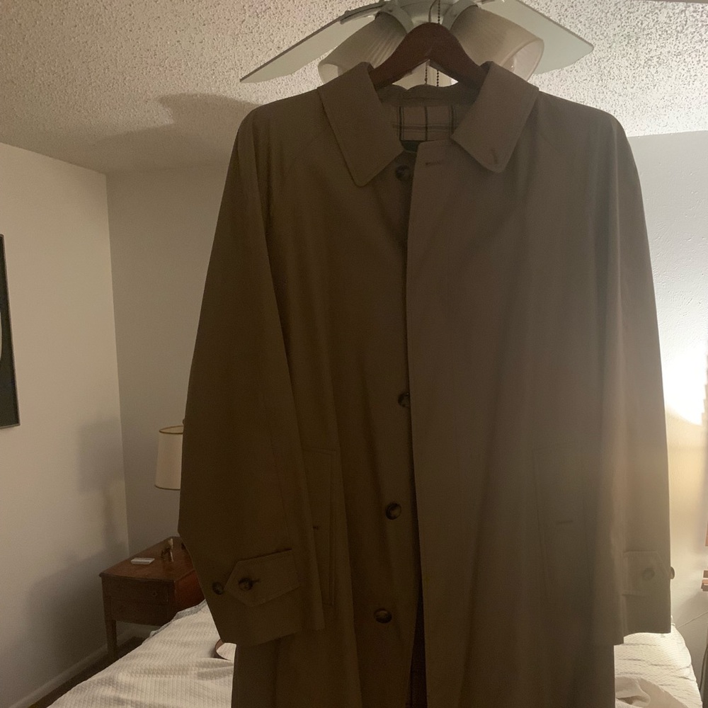 Grenfell Campbell Rain Overcoat. Tan. Sz 44